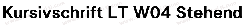 Kursivschrift LT W04 Stehend字体转换